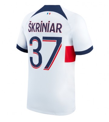 Paris Saint-Germain Milan Skriniar #37 Bortatröja 2023-24 Kortärmad